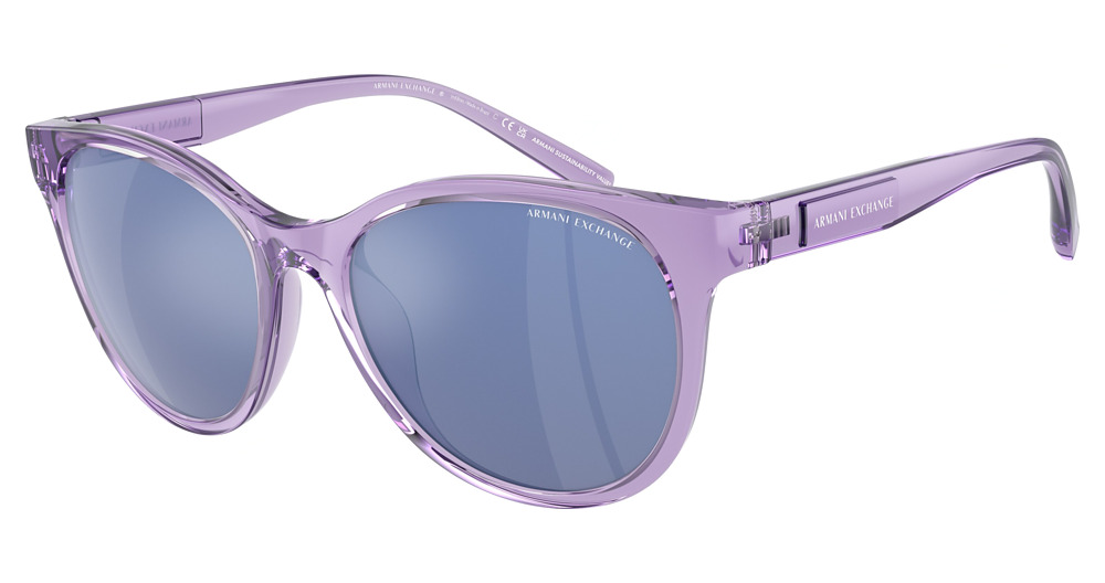 SHINY TRANSPARENT VIOLET / BLU/VIOLET MIRROR SILVER