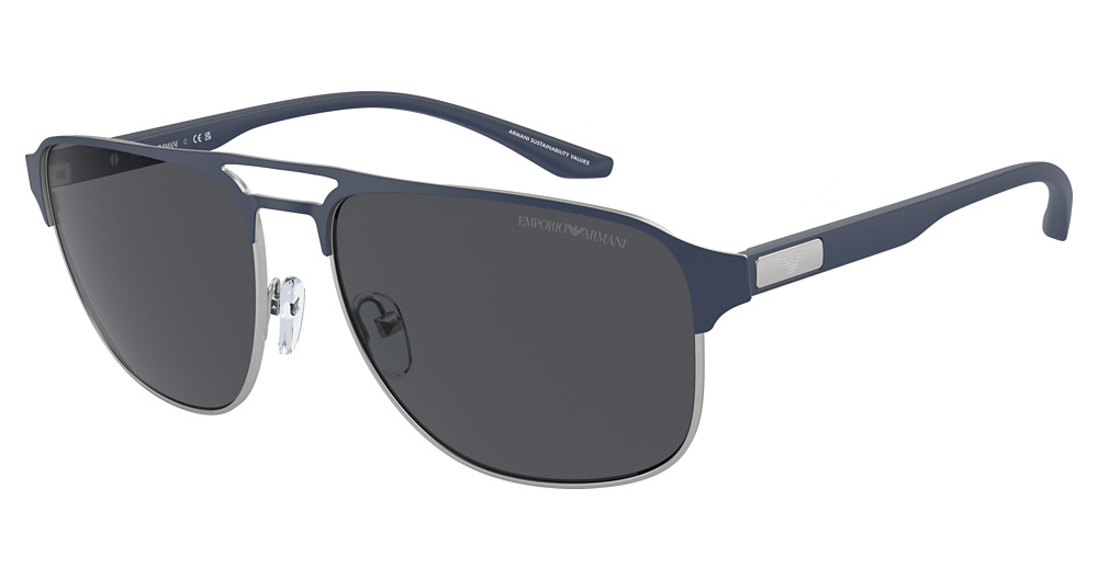MATTE SILVER/BLUETTE / DARK GREY